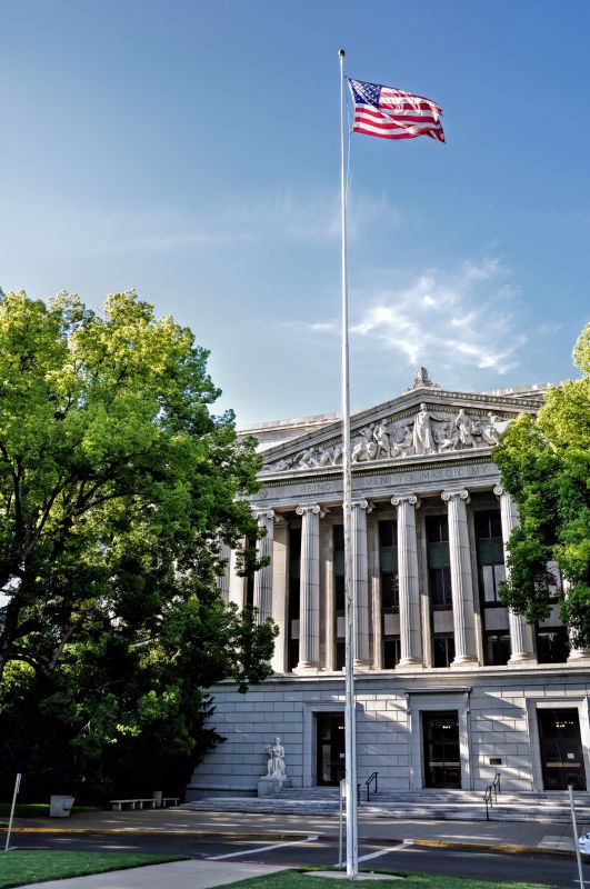 Flagpole Installation in Spring
